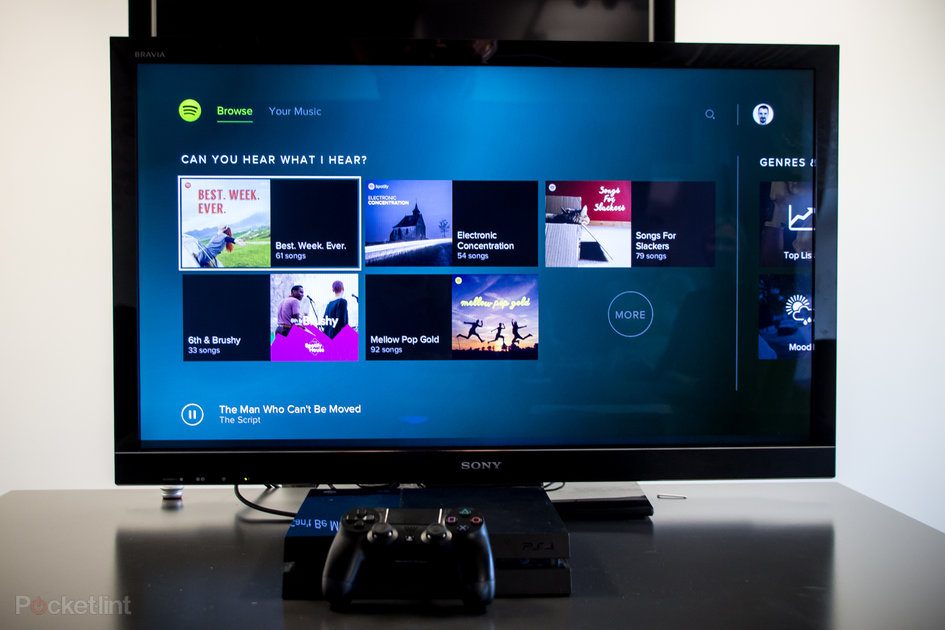 Ps4 can t download spotify